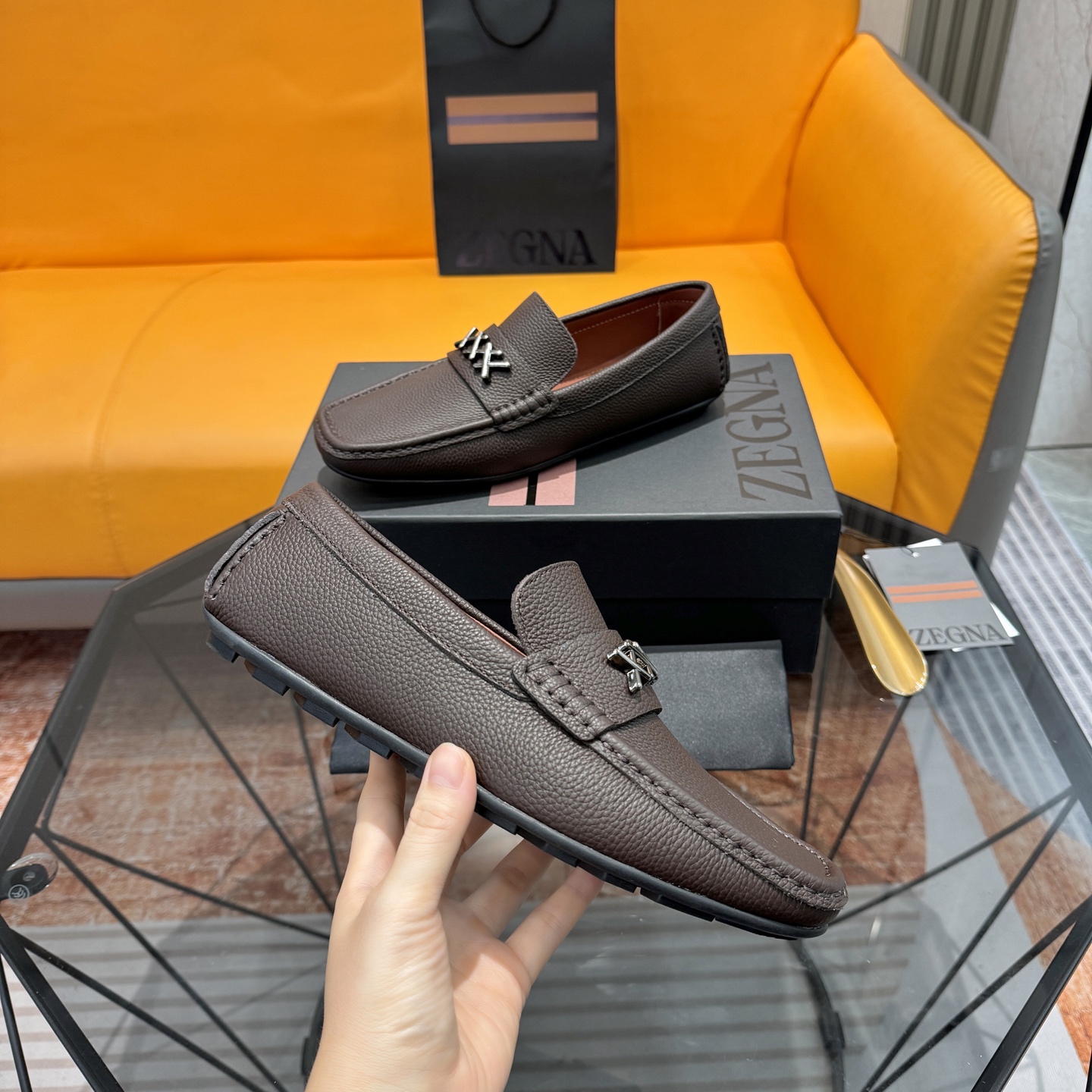 Cheap ZEGNA Shoes for MEN in 224787, $105 USD- [IB224787] - Replica ZEGNA Shoes for MEN