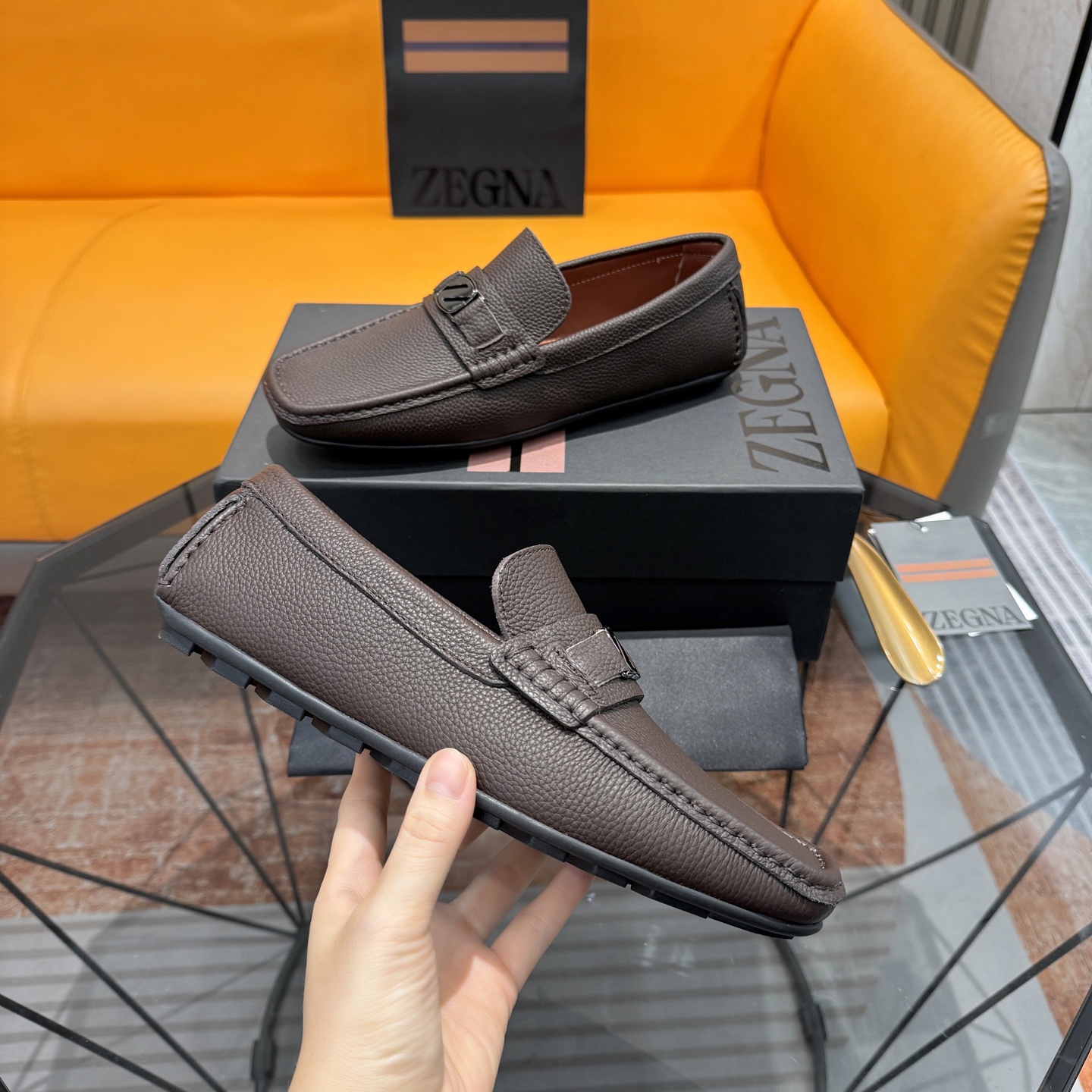 Cheap ZEGNA Shoes for MEN in 224790, $105 USD- [IB224790] - Replica ZEGNA Shoes for MEN