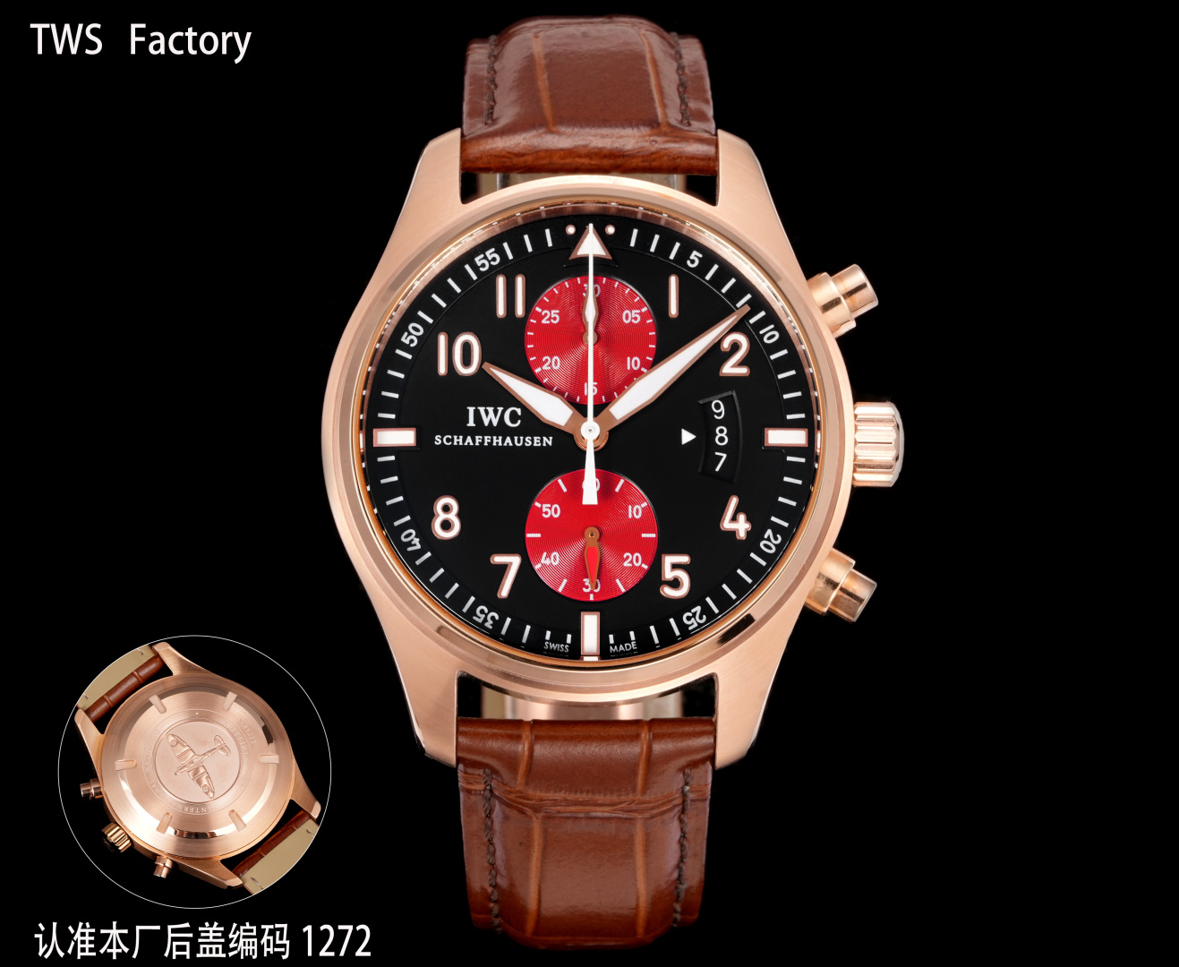 Cheap IWC AAA Quality Watches in 224872, $280 USD- [IB224872] - Replica IWC AAA Quality Watches