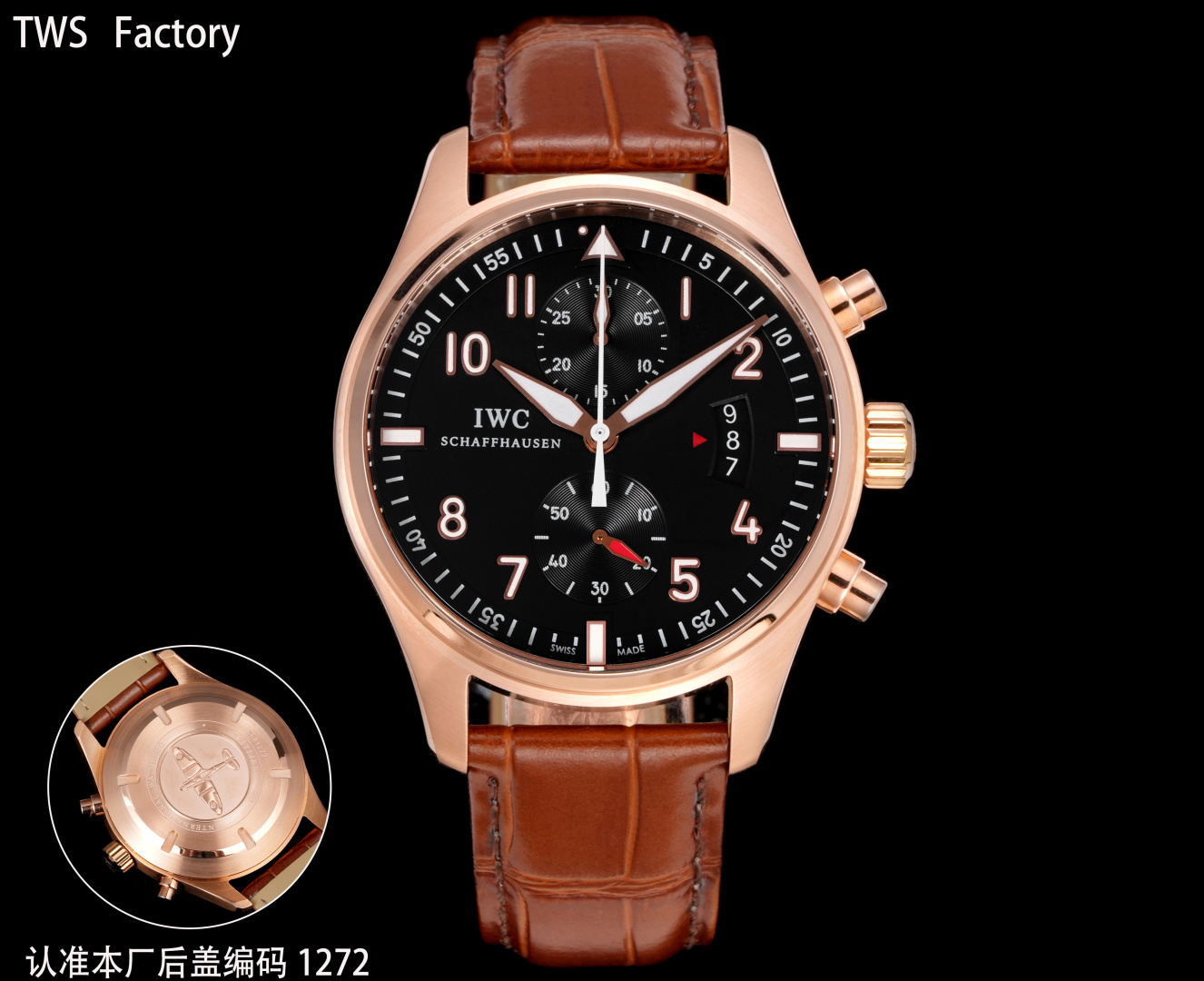 Cheap IWC AAA Quality Watches in 224876, $280 USD- [IB224876] - Replica IWC AAA Quality Watches