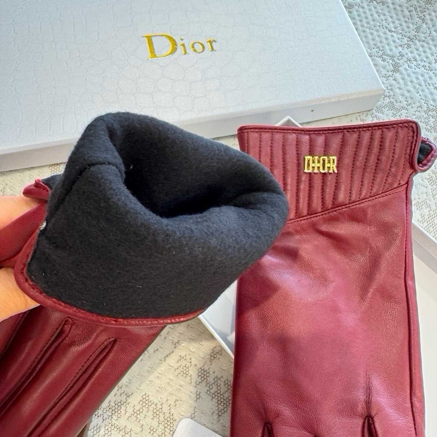 Cheap New Dior Gloves in 224943, $40 USD- [IB224943] - Replica Gloves
