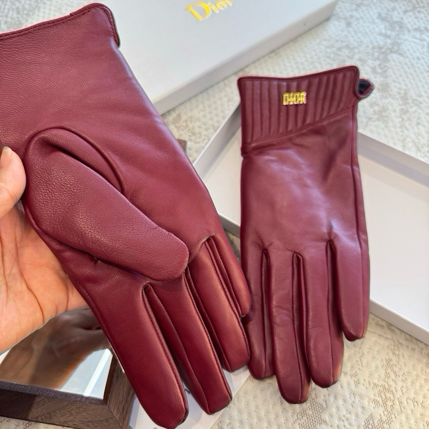 Cheap New Dior Gloves in 224943, $40 USD- [IB224943] - Replica Gloves
