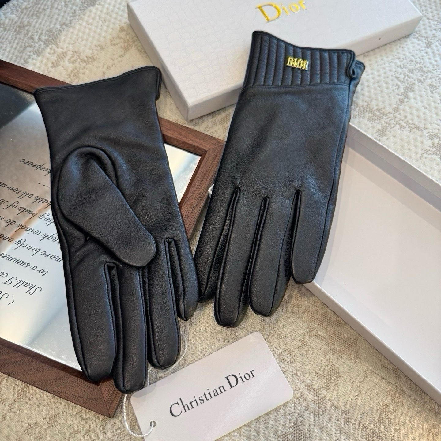 Cheap New Dior Gloves in 224944, $45 USD- [IB224944] - Replica Gloves