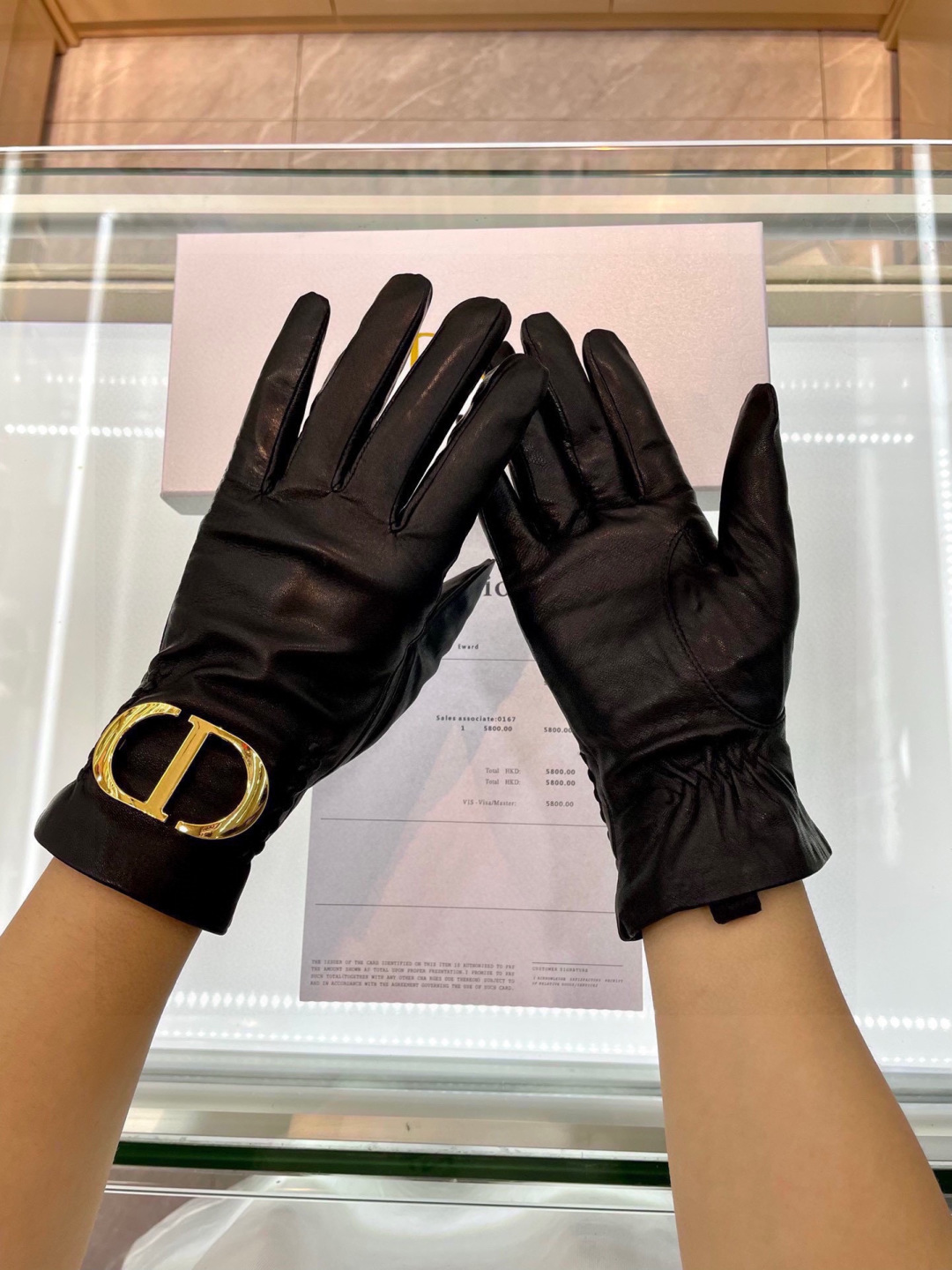 Cheap New Dior Gloves in 224966, $45 USD- [IB224966] - Replica Gloves