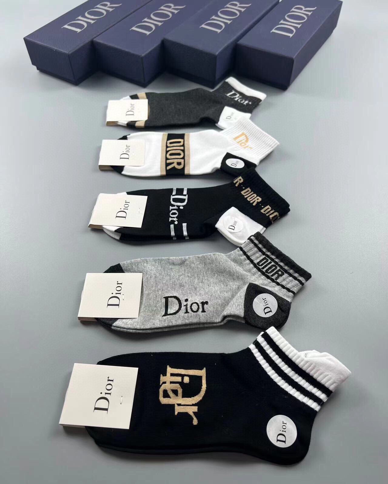 Cheap New Dior Socks in 224968, $45 USD- [IB224968] - Replica Dior Socks