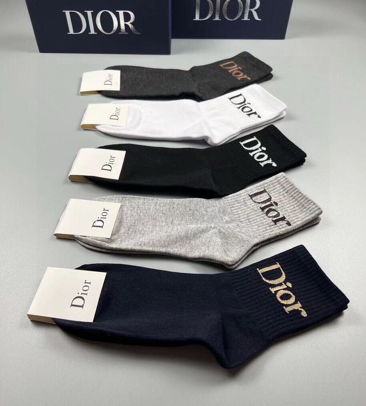 Cheap New Dior Socks in 224972, $45 USD- [IB224972] - Replica Dior Socks