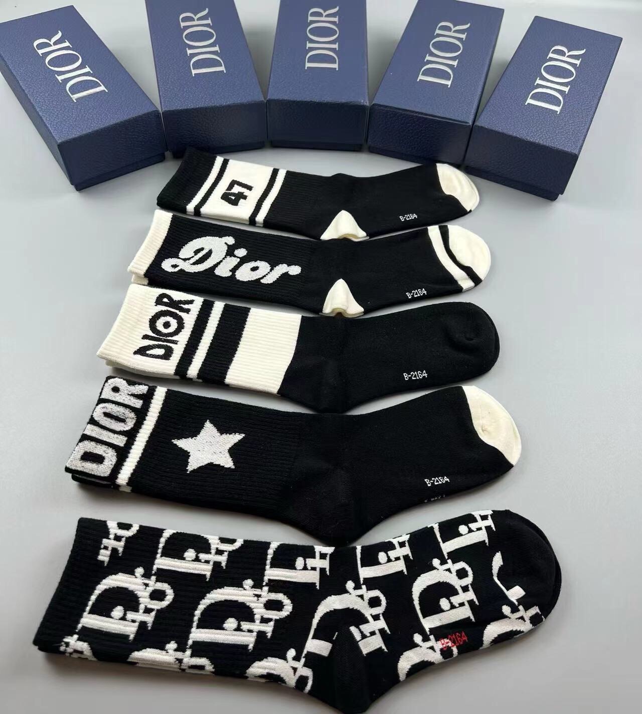 Cheap New Dior Socks in 224974, $45 USD- [IB224974] - Replica Dior Socks