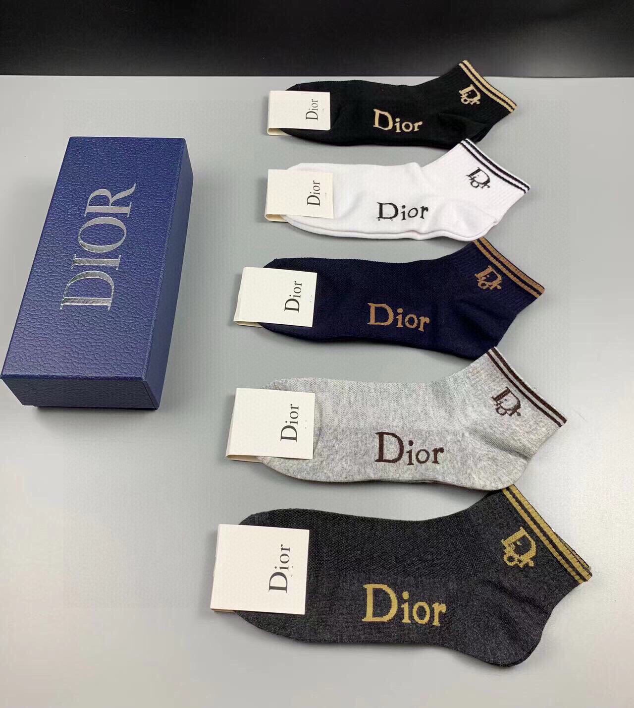 Cheap New Dior Socks in 224977, $45 USD- [IB224977] - Replica Dior Socks