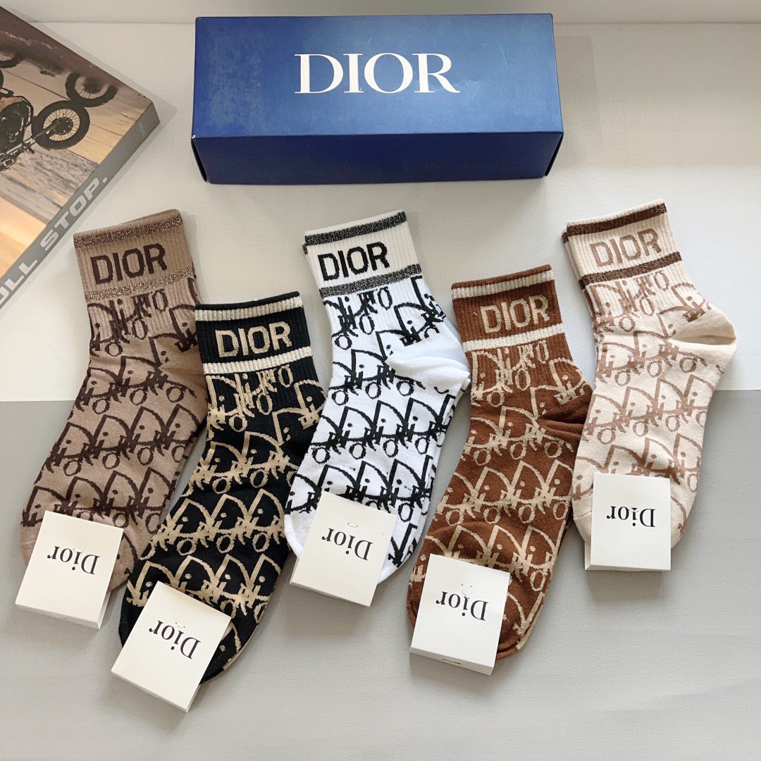 Cheap New Dior Socks in 224984, $45 USD- [IB224984] - Replica Dior Socks