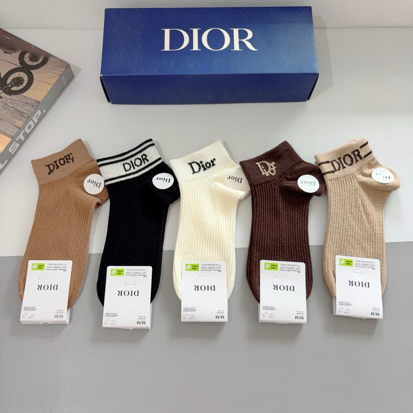 Cheap New Dior Socks in 224989, $45 USD- [IB224989] - Replica Dior Socks