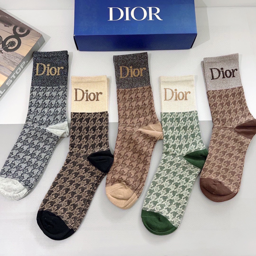 Cheap New Dior Socks in 224994, $45 USD- [IB224994] - Replica Dior Socks