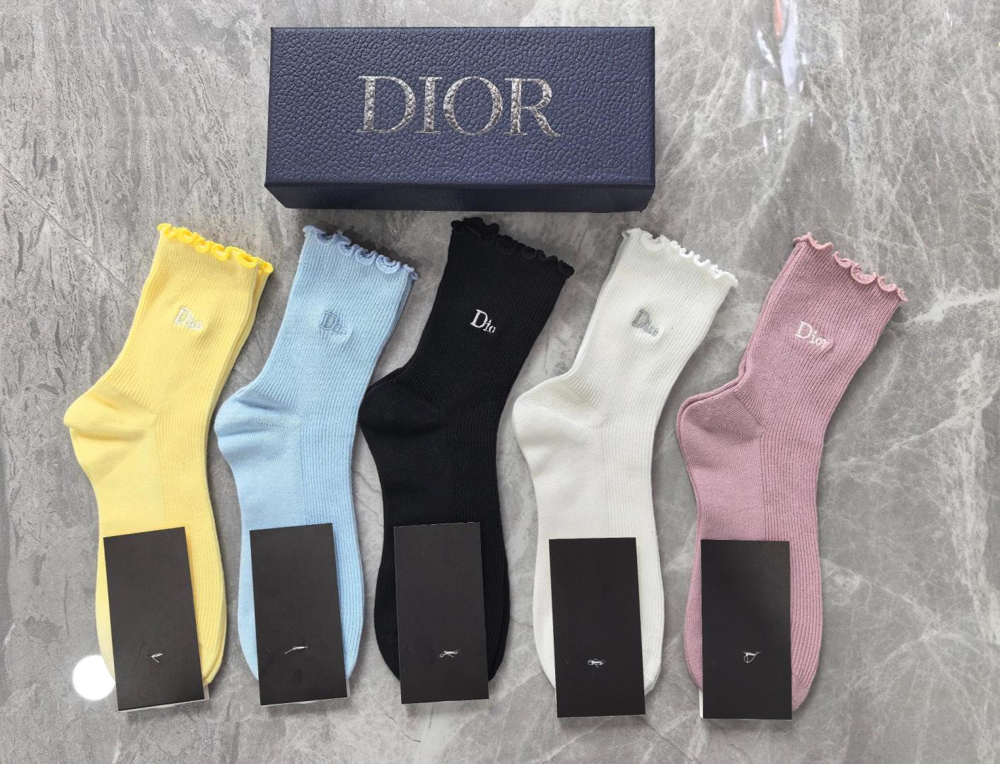 Cheap New Dior Socks in 224997, $45 USD- [IB224997] - Replica Dior Socks