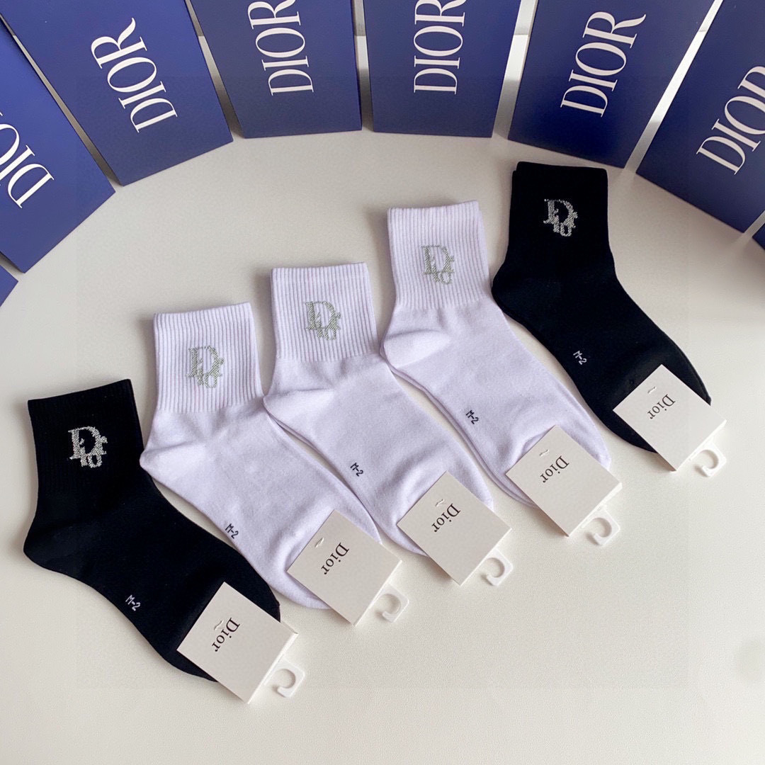 Cheap New Dior Socks in 224998, $45 USD- [IB224998] - Replica Dior Socks