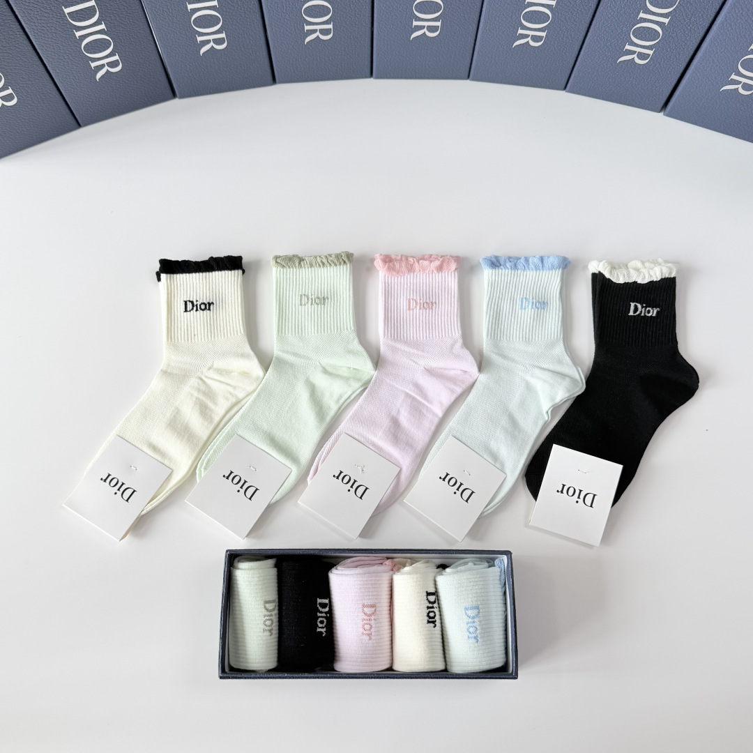 Cheap New Dior Socks in 225000, $45 USD- [IB225000] - Replica Dior Socks