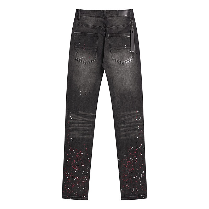 Cheap Amiri Denim Jeans for Men in 225046, $65 USD- [IB225046] - Replica Amiri Denim Jeans for Men