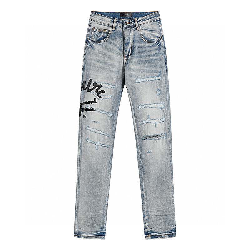 Cheap Amiri Denim Jeans for Men in 225050, $65 USD- [IB225050] - Replica Amiri Denim Jeans for Men