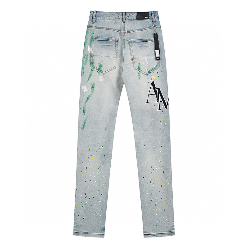 Cheap Amiri Denim Jeans for Men in 225064, $65 USD- [IB225064] - Replica Amiri Denim Jeans for Men