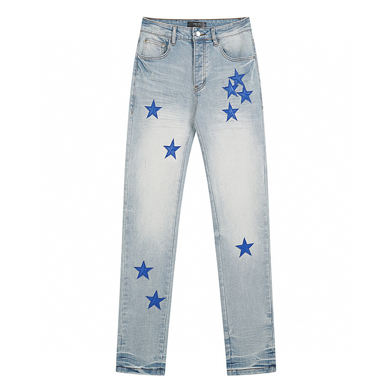 Cheap Amiri Denim Jeans for Men in 225066, $65 USD- [IB225066] - Replica Amiri Denim Jeans for Men