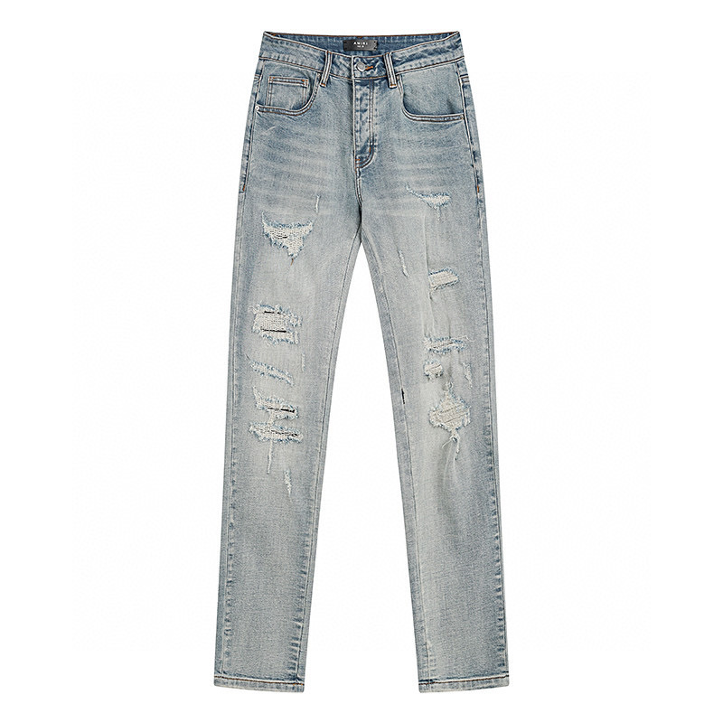 Cheap Amiri Denim Jeans for Men in 225067, $65 USD- [IB225067] - Replica Amiri Denim Jeans for Men