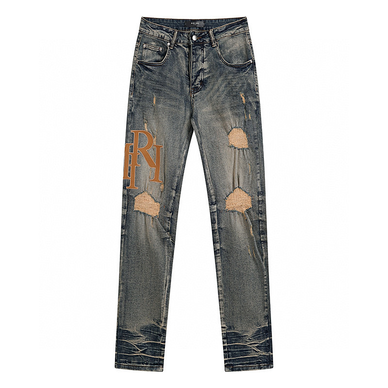 Cheap Amiri Denim Jeans for Men in 225070, $65 USD- [IB225070] - Replica Amiri Denim Jeans for Men