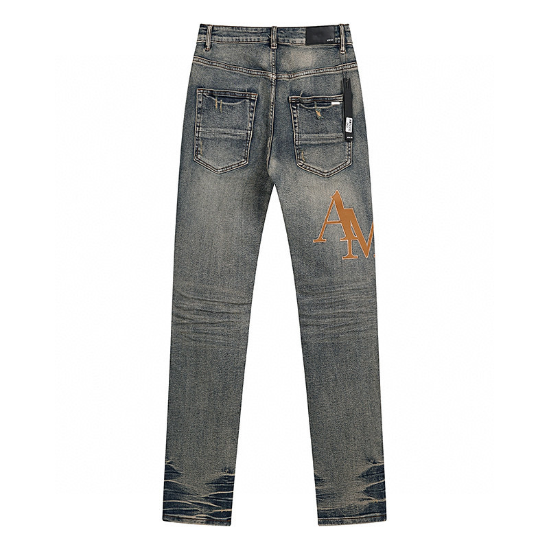 Cheap Amiri Denim Jeans for Men in 225070, $65 USD- [IB225070] - Replica Amiri Denim Jeans for Men
