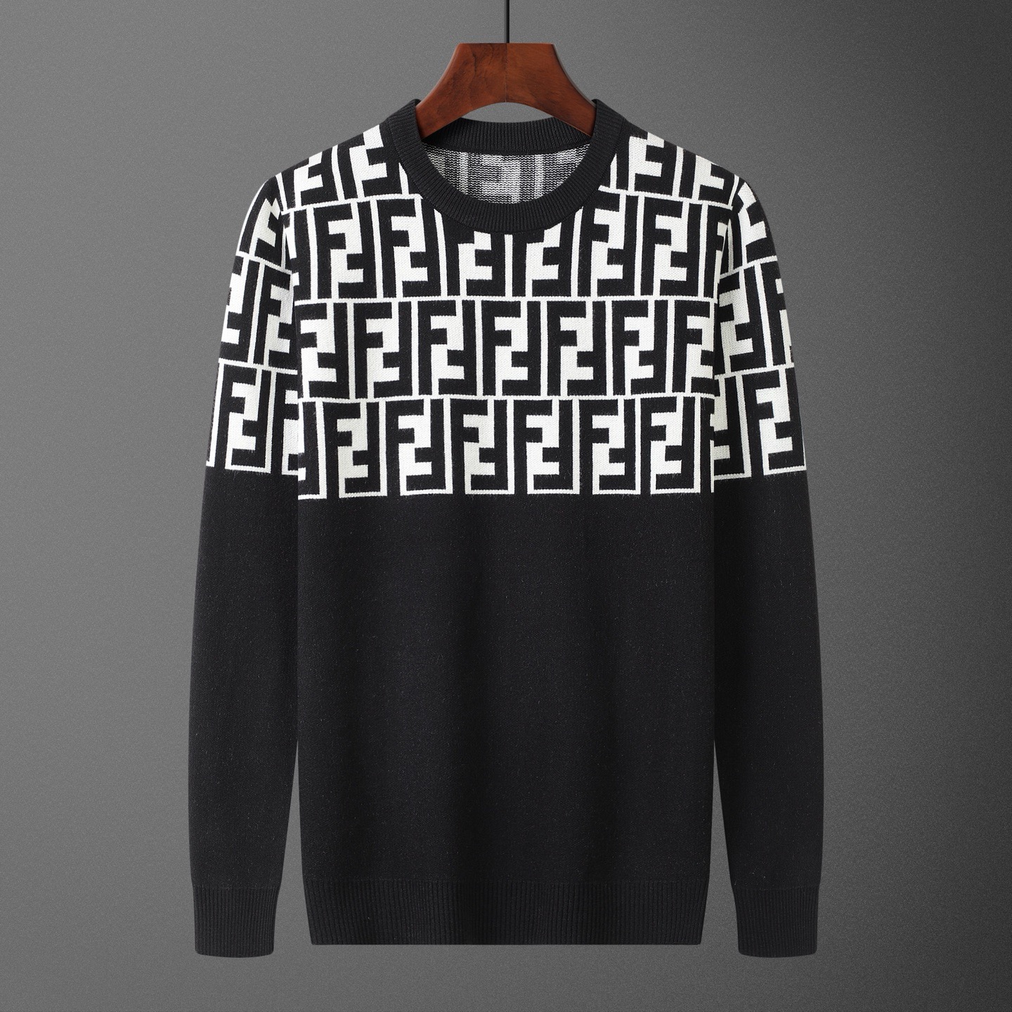 Cheap Fendi Sweaters for Men in 225094, $65 USD- [IB225094] - Replica Fendi Sweaters for Men