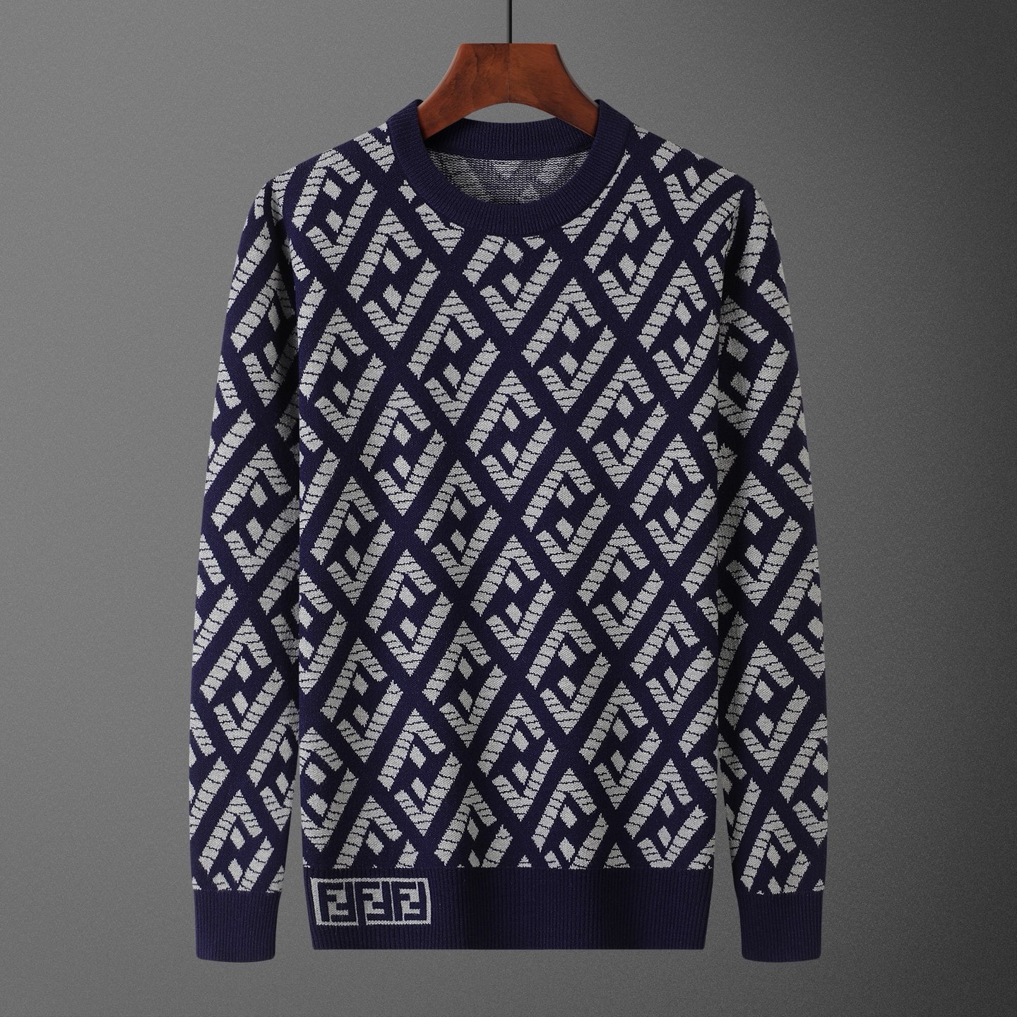 Cheap Fendi Sweaters for Men in 225095, $65 USD- [IB225095] - Replica Fendi Sweaters for Men