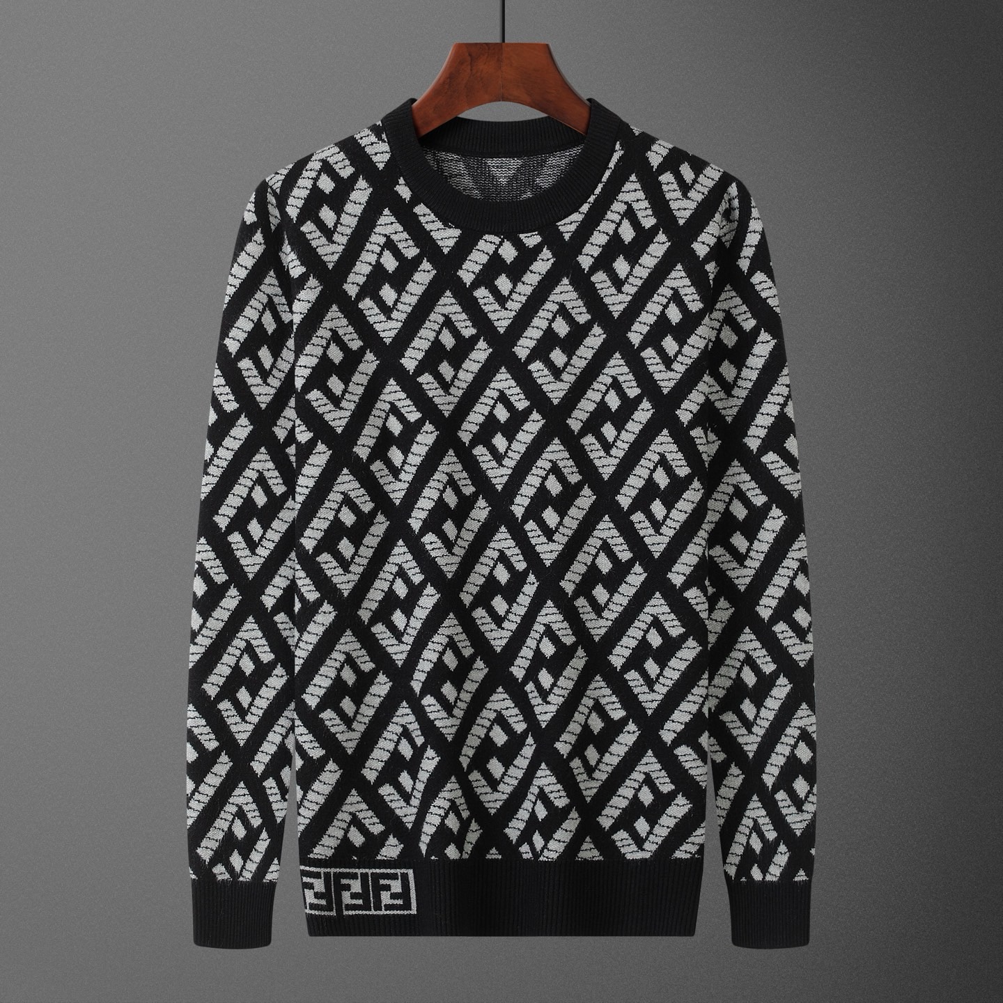 Cheap Fendi Sweaters for Men in 225096, $65 USD- [IB225096] - Replica Fendi Sweaters for Men