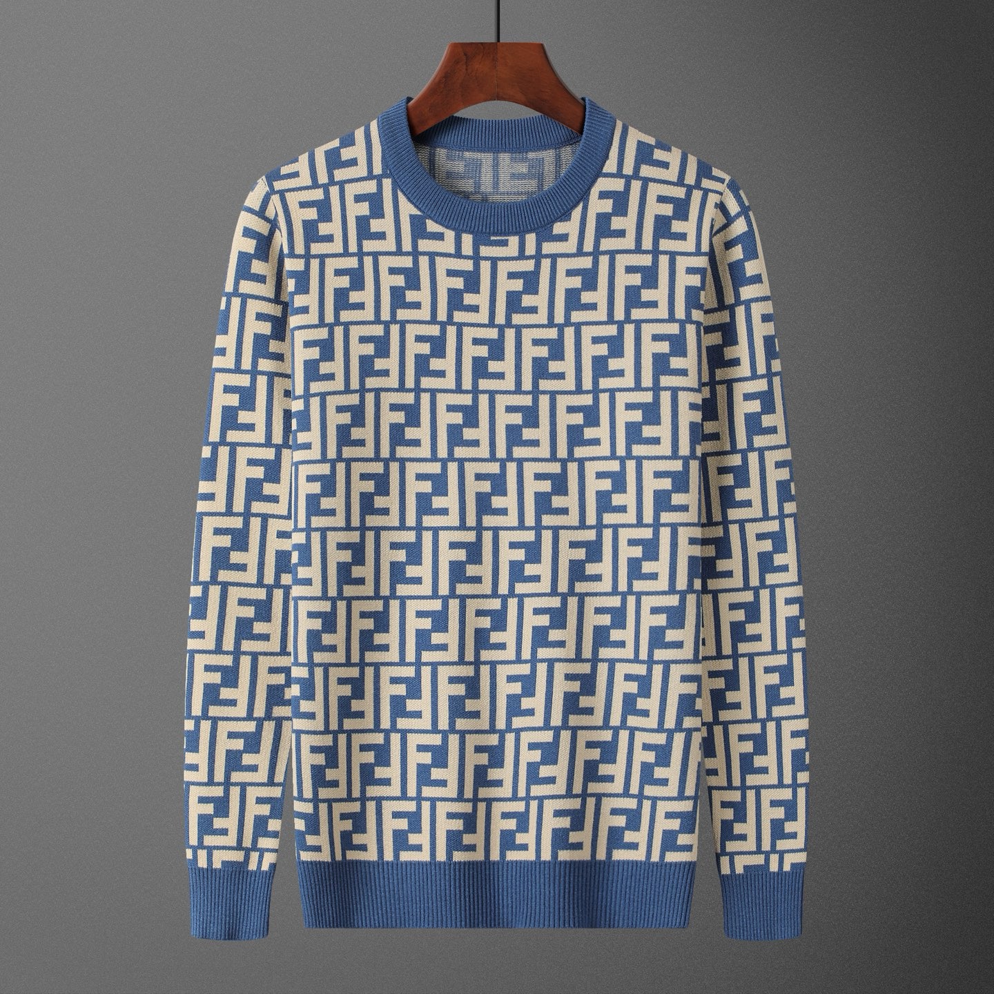 Cheap Fendi Sweaters for Men in 225097, $65 USD- [IB225097] - Replica Fendi Sweaters for Men
