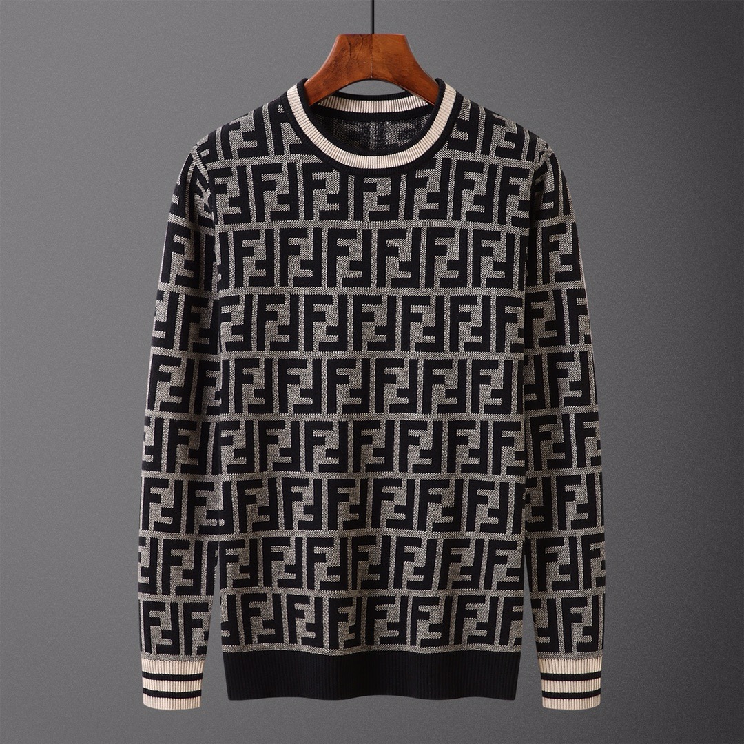 Cheap Fendi Sweaters for Men in 225099, $65 USD- [IB225099] - Replica Fendi Sweaters for Men