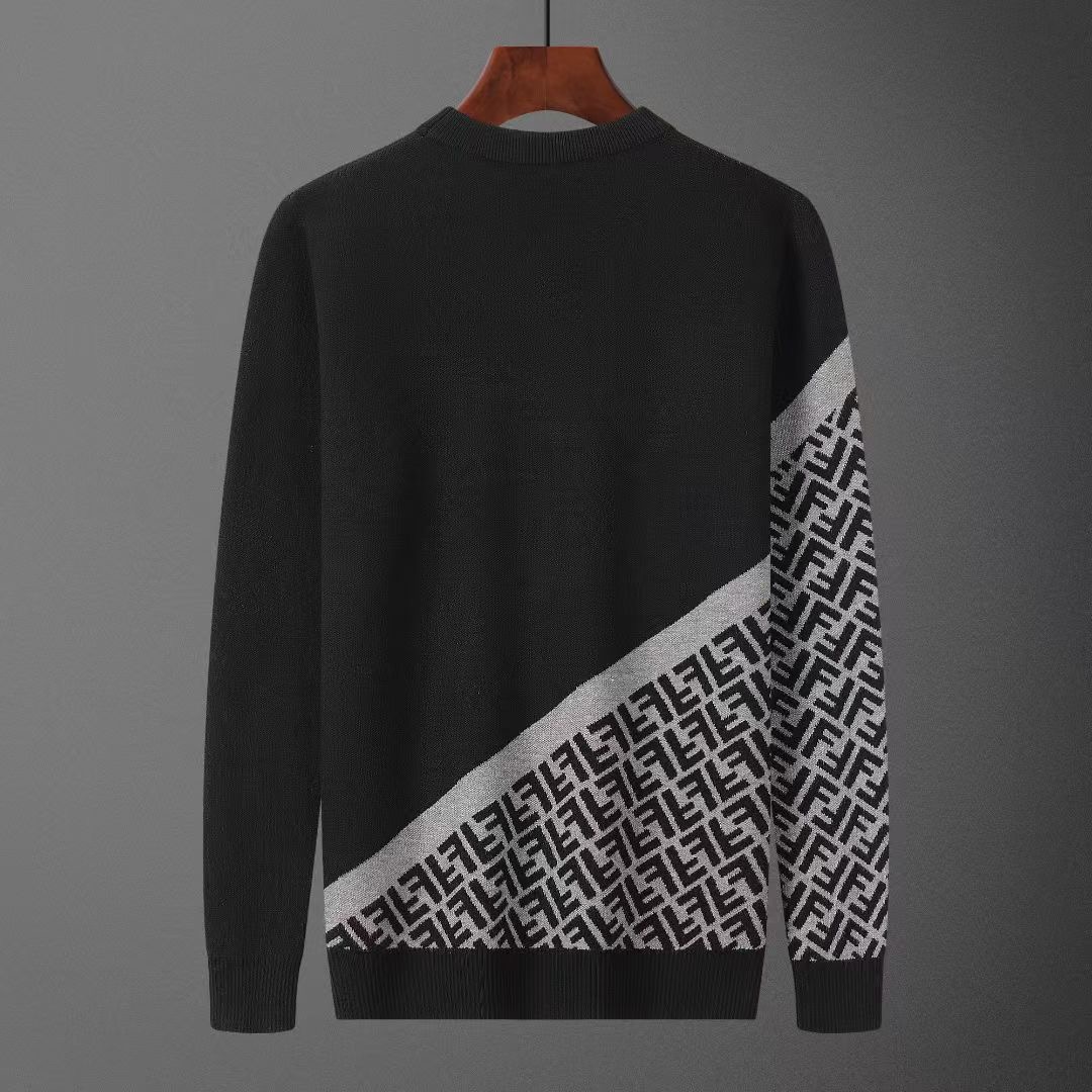 Cheap Fendi Sweaters for Men in 225100, $65 USD- [IB225100] - Replica Fendi Sweaters for Men
