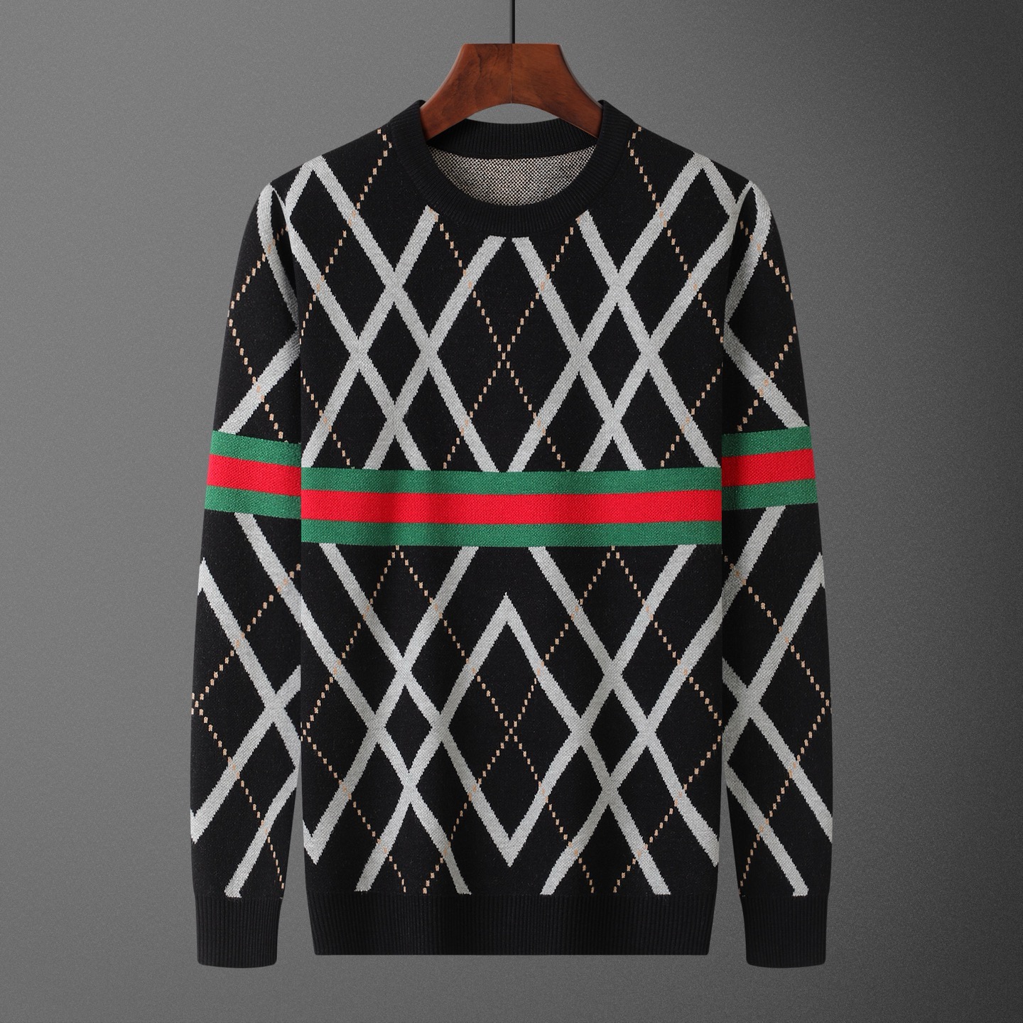 Cheap Gucci Sweaters for Men in 225123, $65 USD- [IB225123] - Replica Gucci Sweaters for Men