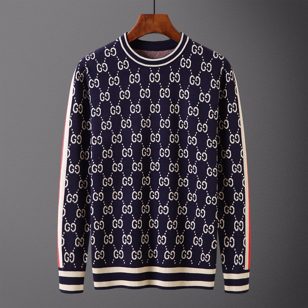 Cheap Gucci Sweaters for Men in 225128, $65 USD- [IB225128] - Replica Gucci Sweaters for Men