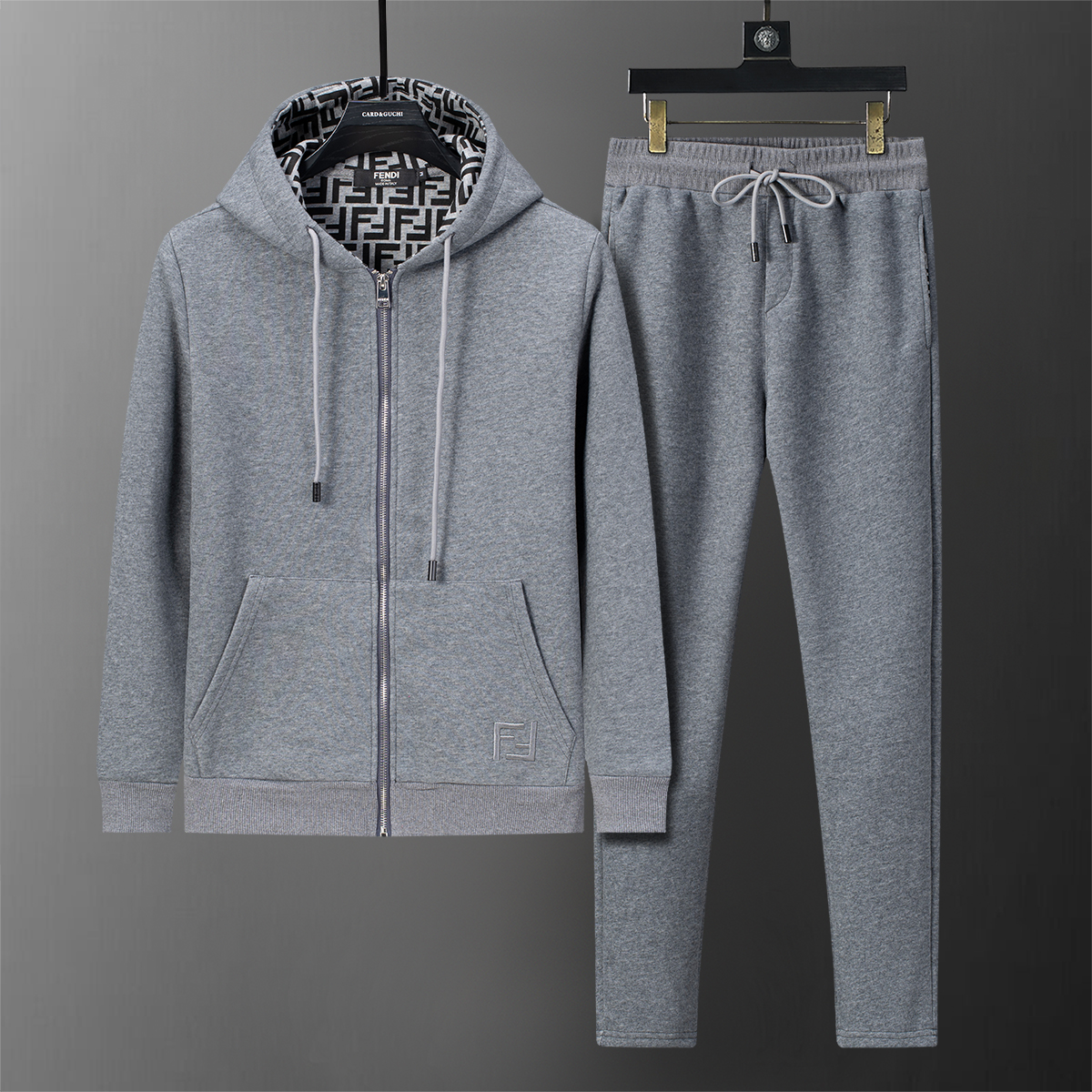 Cheap Fendi Tracksuits for Men in 225253, $85 USD- [IB225253] - Replica Fendi Tracksuits for Men