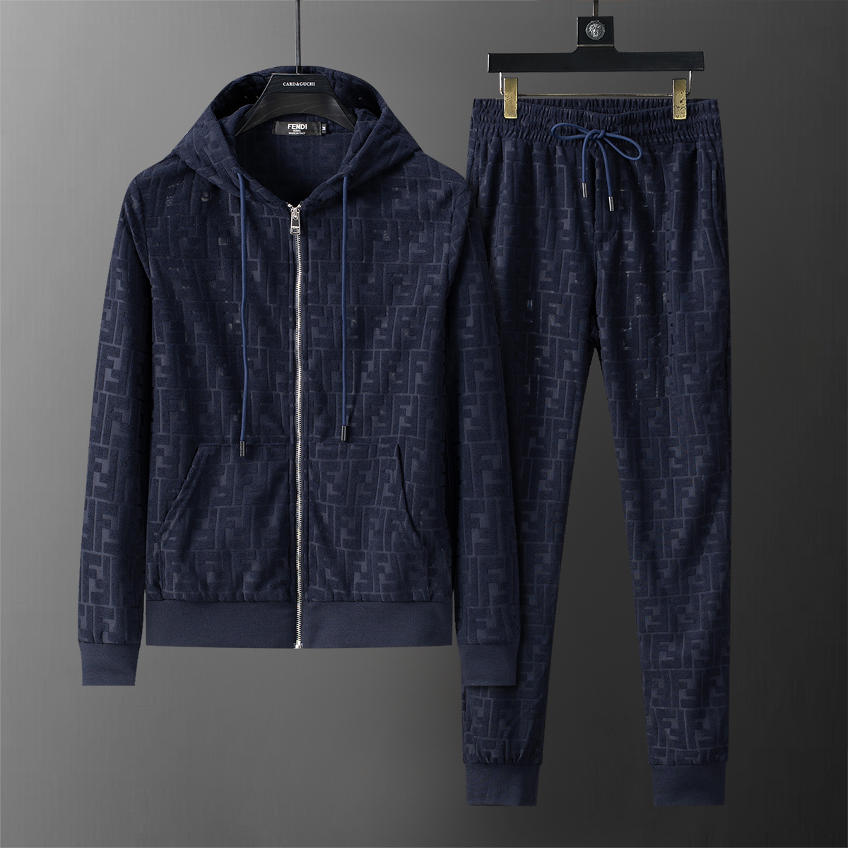 Cheap Fendi Tracksuits for Men in 225259, $85 USD- [IB225259] - Replica Fendi Tracksuits for Men