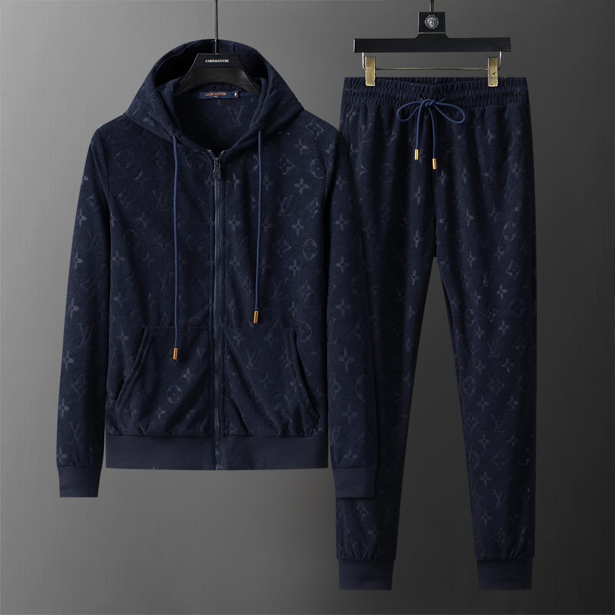 Cheap Louis Vuitton Tracksuits for Men in 225270, $85 USD- [IB225270] - Replica Louis Vuitton Tracksuits for Men