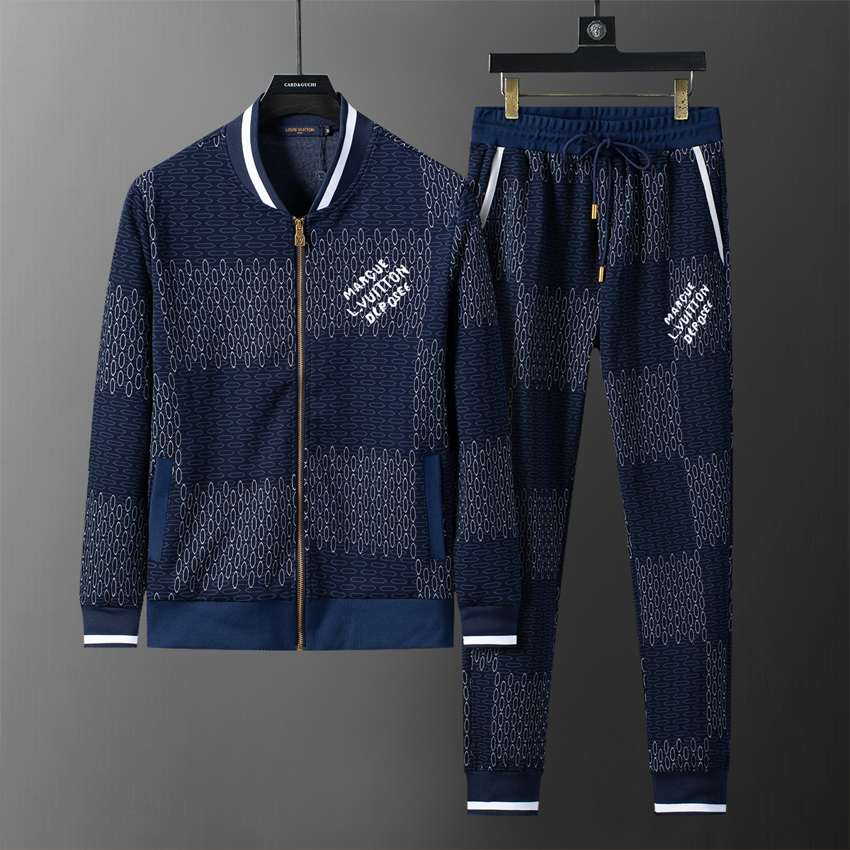 Cheap Louis Vuitton Tracksuits for Men in 225272, $85 USD- [IB225272] - Replica Louis Vuitton Tracksuits for Men