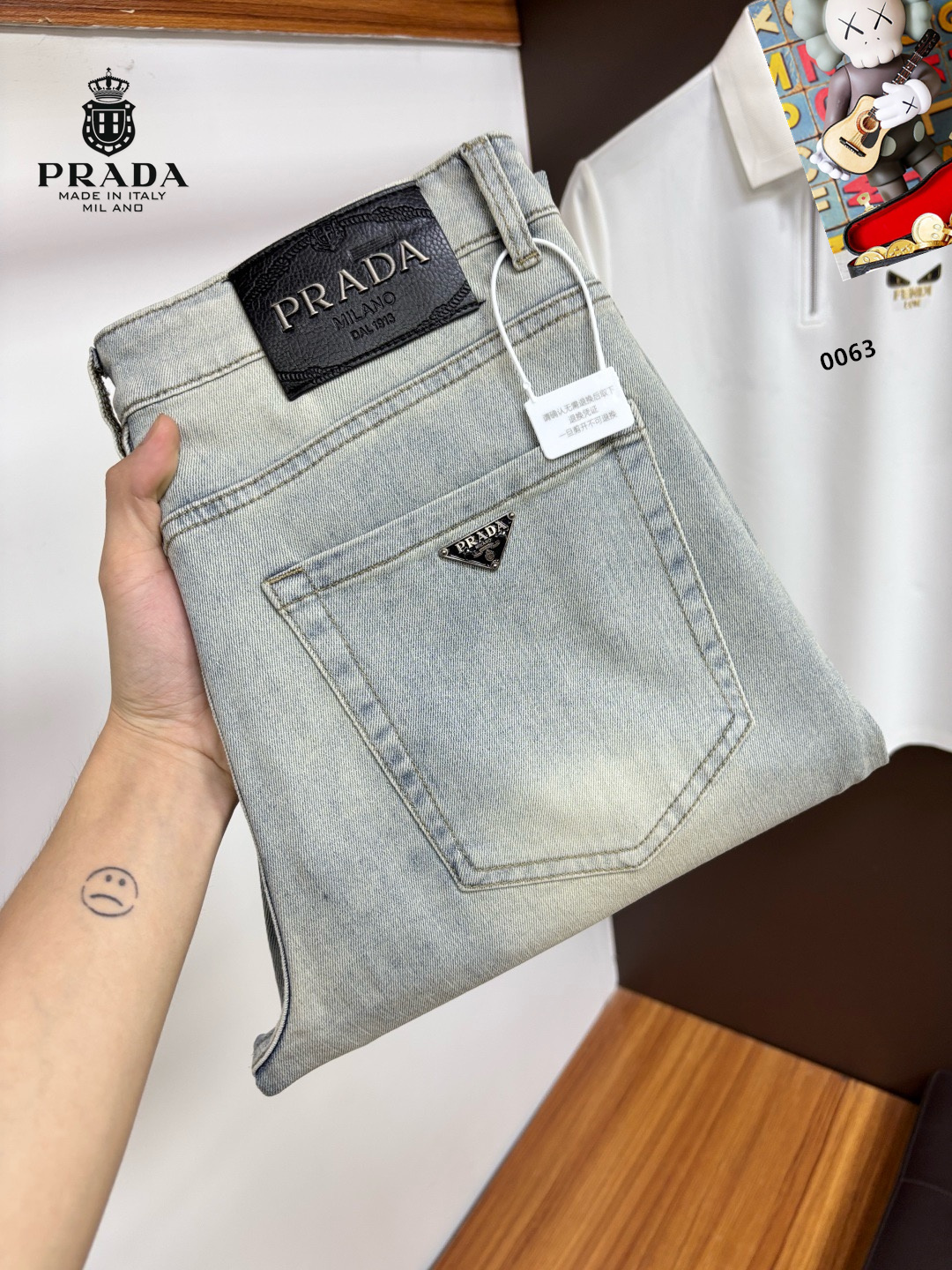 Cheap Proda Jeans for Men in 225348, $70 USD- [IB225348] - Replica Proda Jeans for Men