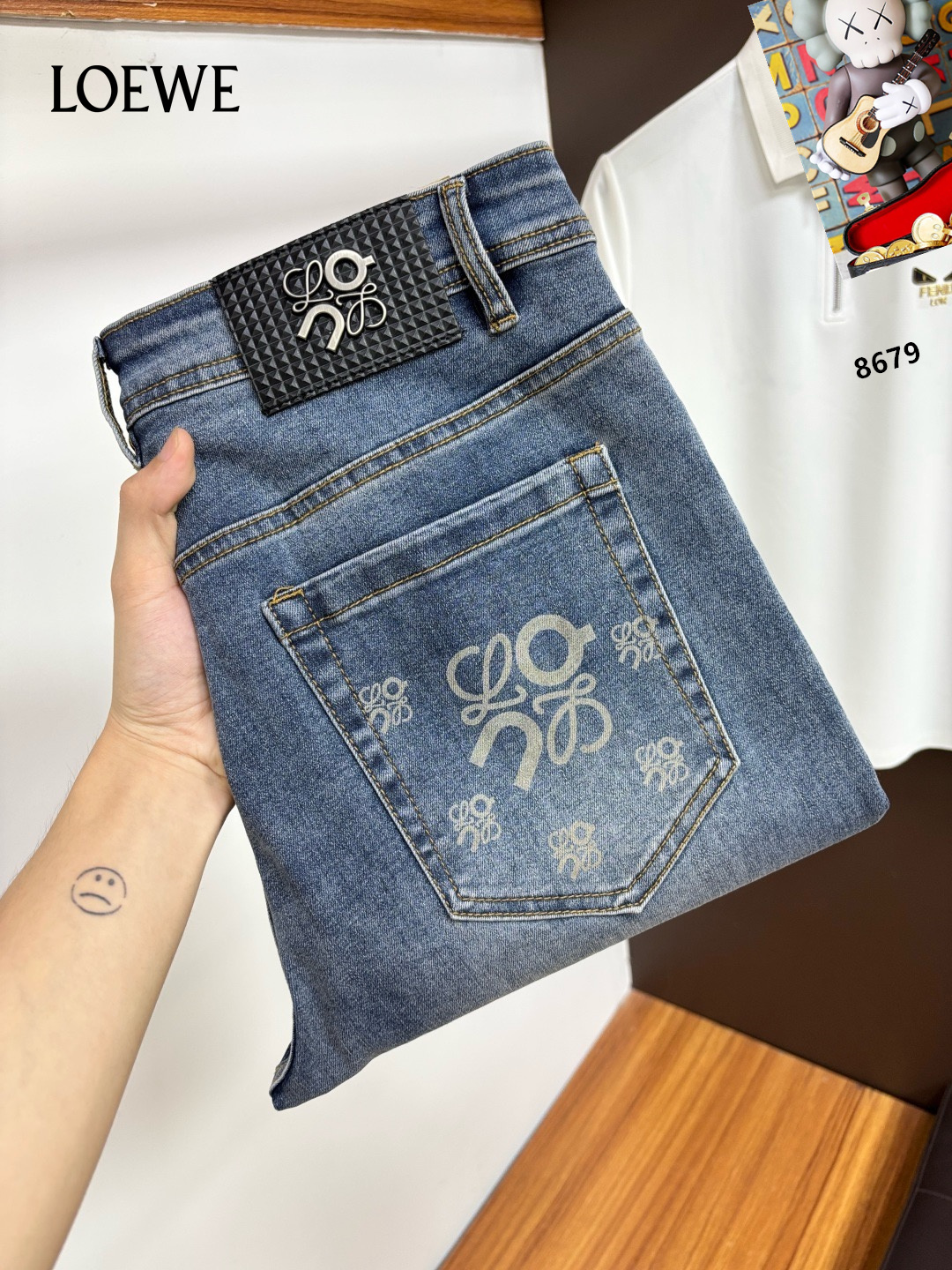 Cheap Loewe Jeans in 225353, $70 USD- [IB225353] - Replica Loewe Jeans