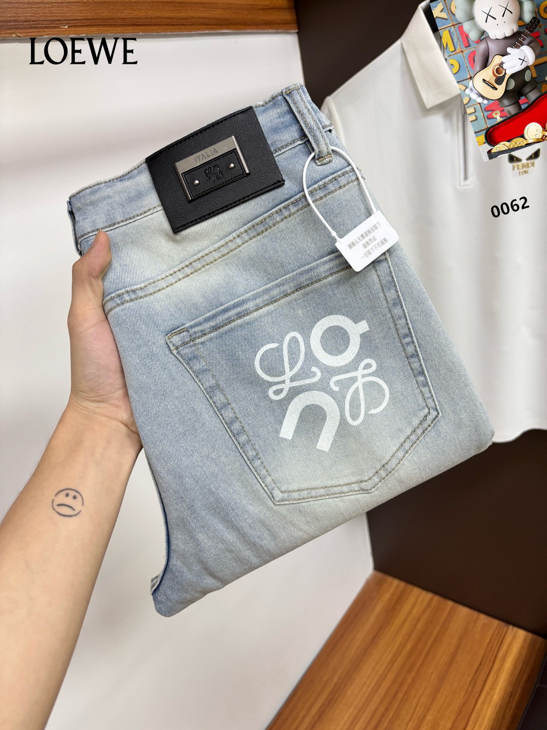 Cheap Loewe Jeans in 225354, $70 USD- [IB225354] - Replica Loewe Jeans
