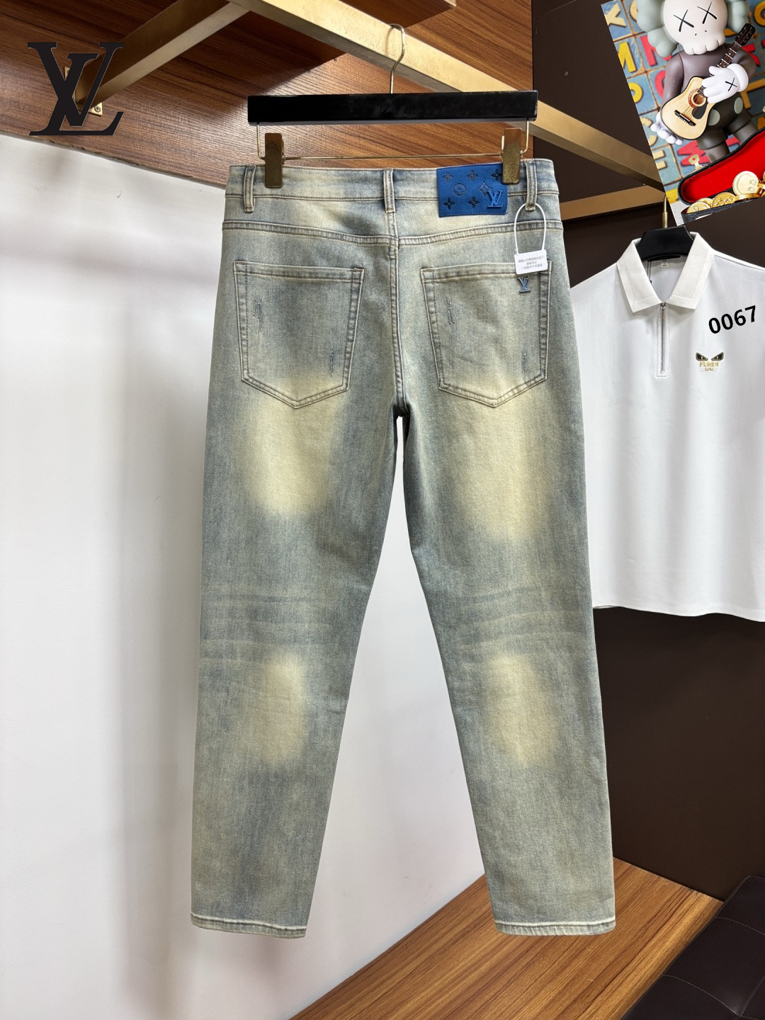 Cheap Louis Vuitton Jeans for Men in 225355, $70 USD- [IB225355] - Replica Louis Vuitton Jeans for Men