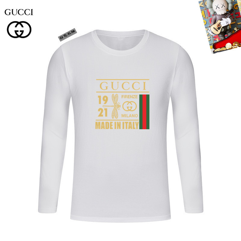 Cheap Gucci Long-Sleeved T-shirts for Men in 225358, $45 USD- [IB225358] - Replica Gucci Long-Sleeved T-shirts for Men