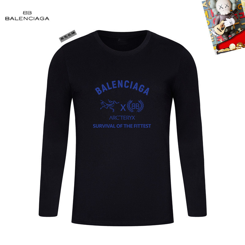 Cheap Balenciaga Long Sleeve T-Shirts in 225364, $45 USD- [IB225364] - Replica Balenciaga Long Sleeve T-Shirts
