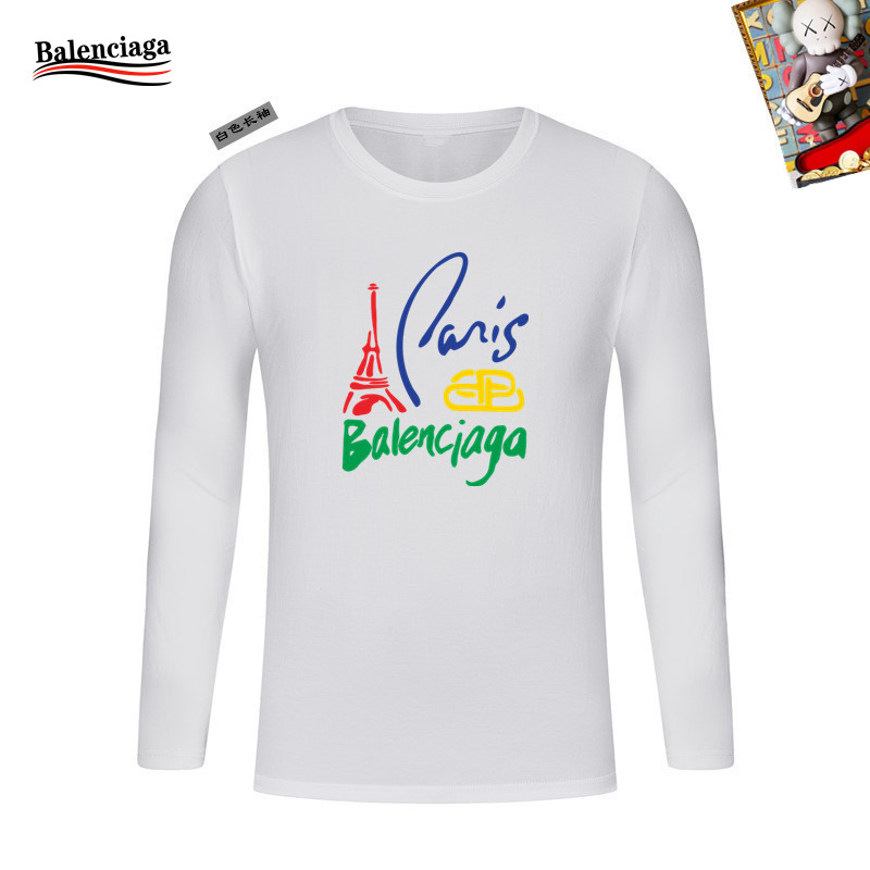 Cheap Balenciaga Long Sleeve T-Shirts in 225365, $45 USD- [IB225365] - Replica Balenciaga Long Sleeve T-Shirts