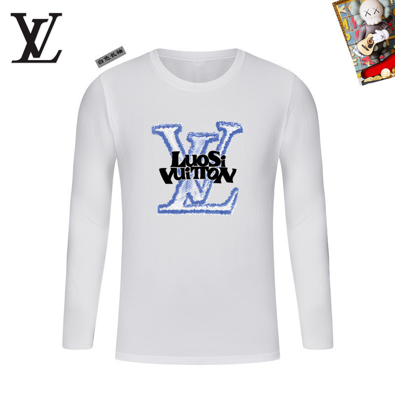 Cheap Louis Vuitton Long-Sleeved T-shirts for Men in 225387, $45 USD- [IB225387] - Replica Louis Vuitton Long-Sleeved T-shirts for Men