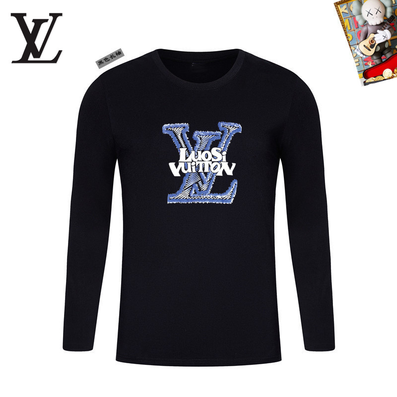 Cheap Louis Vuitton Long-Sleeved T-shirts for Men in 225388, $45 USD- [IB225388] - Replica Louis Vuitton Long-Sleeved T-shirts for Men