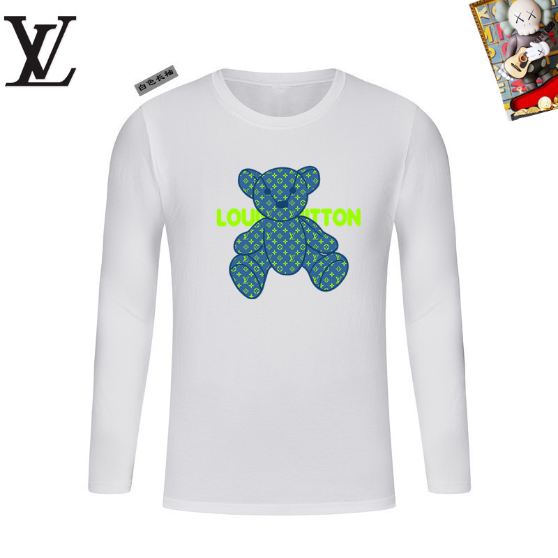 Cheap Louis Vuitton Long-Sleeved T-shirts for Men in 225389, $45 USD- [IB225389] - Replica Louis Vuitton Long-Sleeved T-shirts for Men
