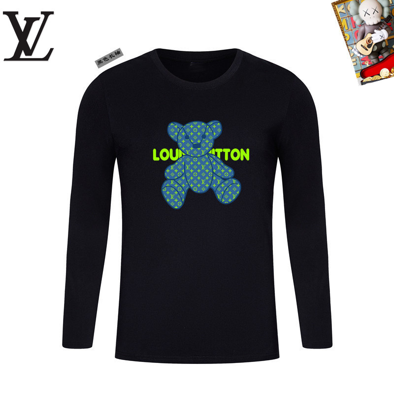 Cheap Louis Vuitton Long-Sleeved T-shirts for Men in 225390, $45 USD- [IB225390] - Replica Louis Vuitton Long-Sleeved T-shirts for Men