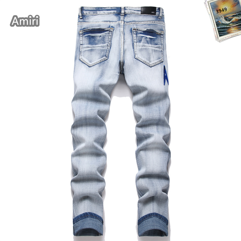 Cheap Amiri Denim Jeans for Men in 225403, $65 USD- [IB225403] - Replica Amiri Denim Jeans for Men
