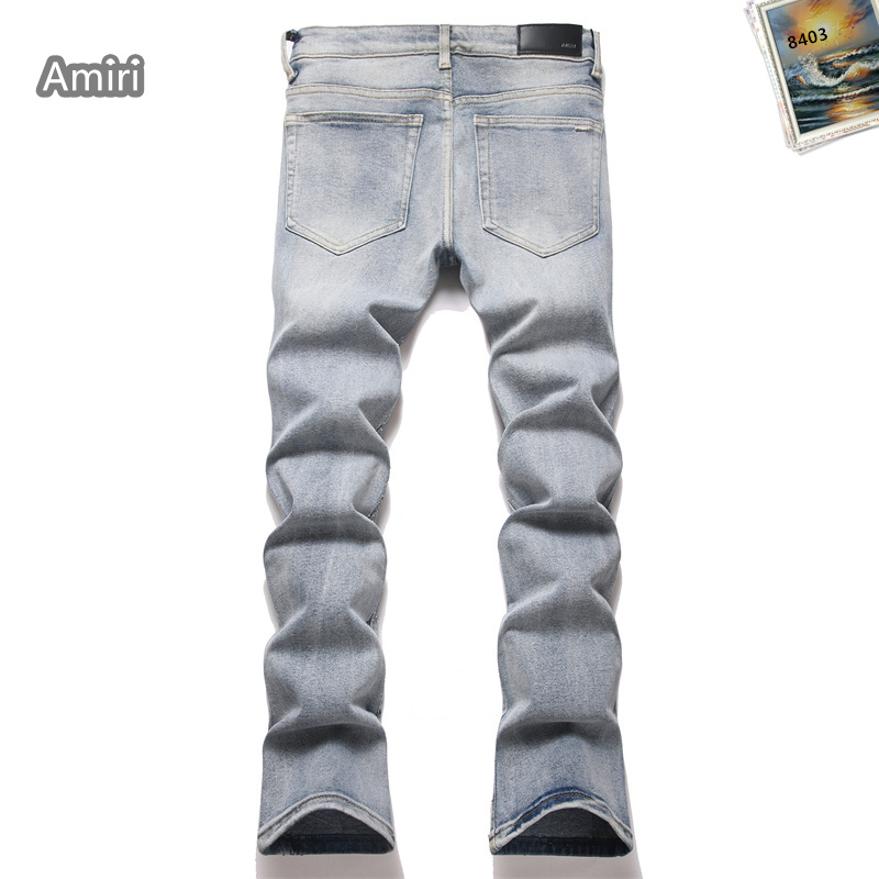 Cheap Amiri Denim Jeans for Men in 225404, $65 USD- [IB225404] - Replica Amiri Denim Jeans for Men